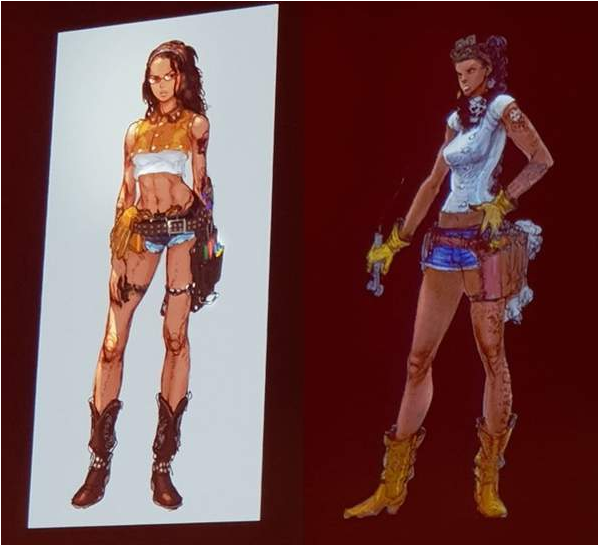 {转}《鬼泣5》海量早期人设图曝光 新角色v差点变成美女!