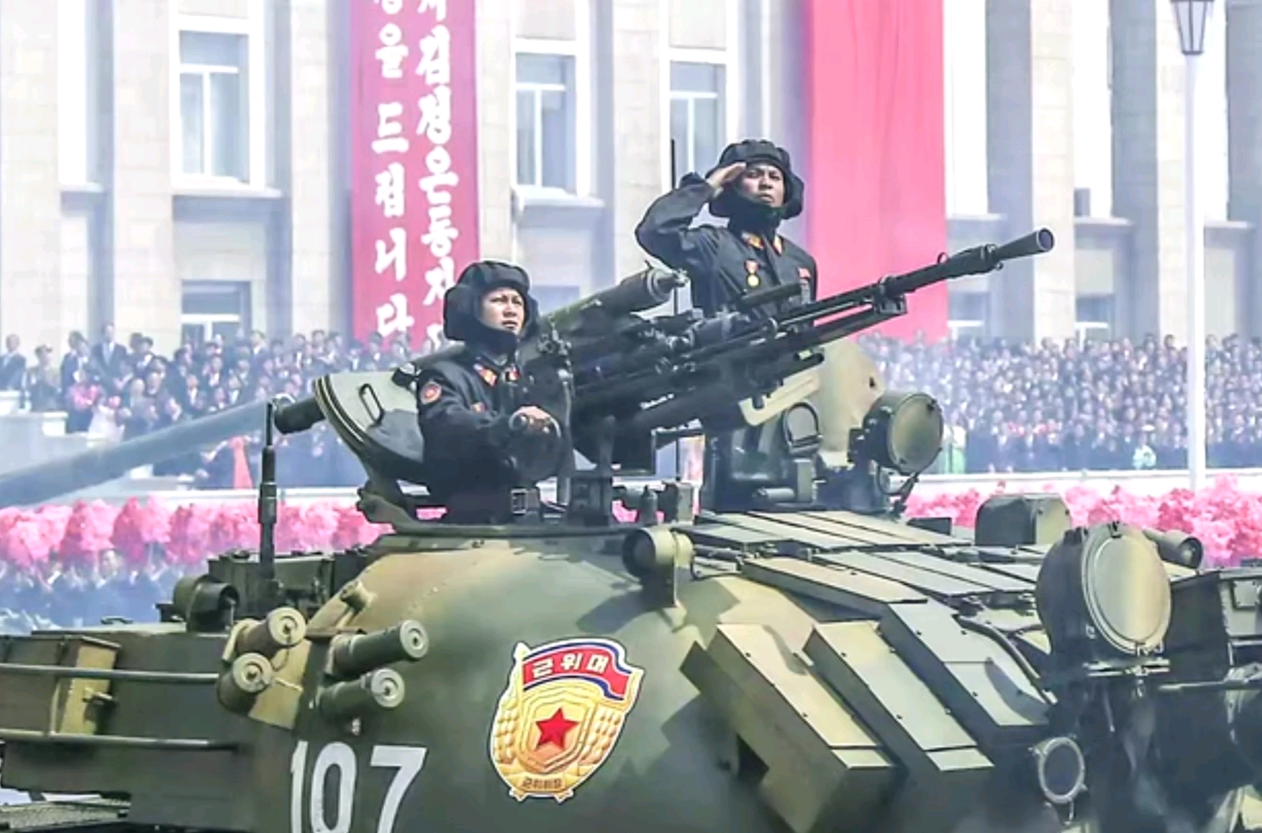 朝鲜的轻中型防空武器汇总4(坦克底盘)