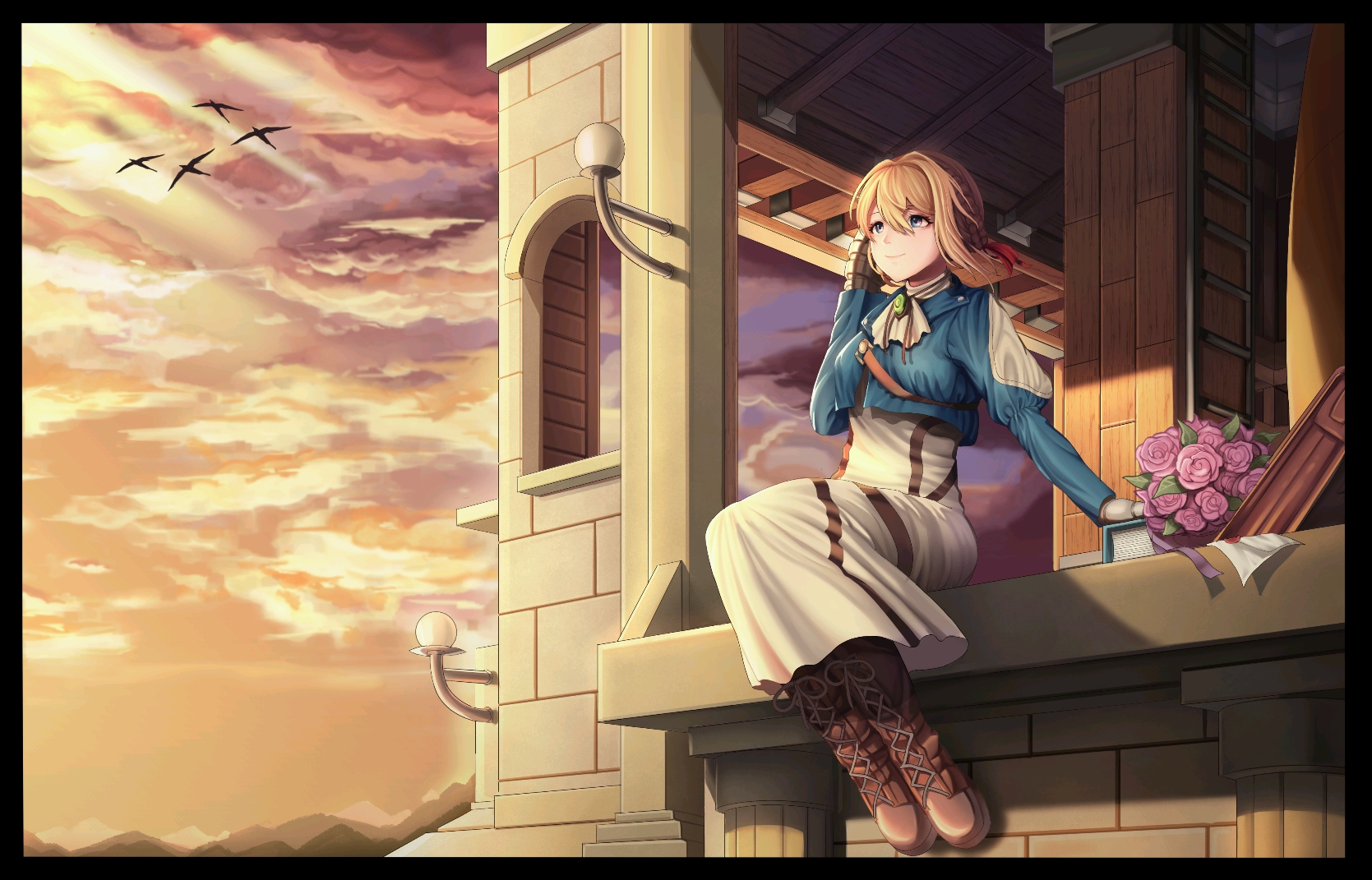 二次元精美电脑壁纸福利|紫罗兰永恒花园篇