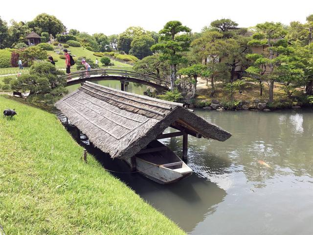 (日本中国地方的冈山县冈山市公园:后乐园)
