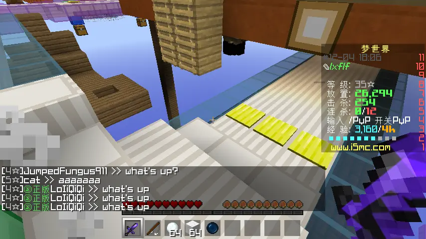 在我的世界中遇到qiqi