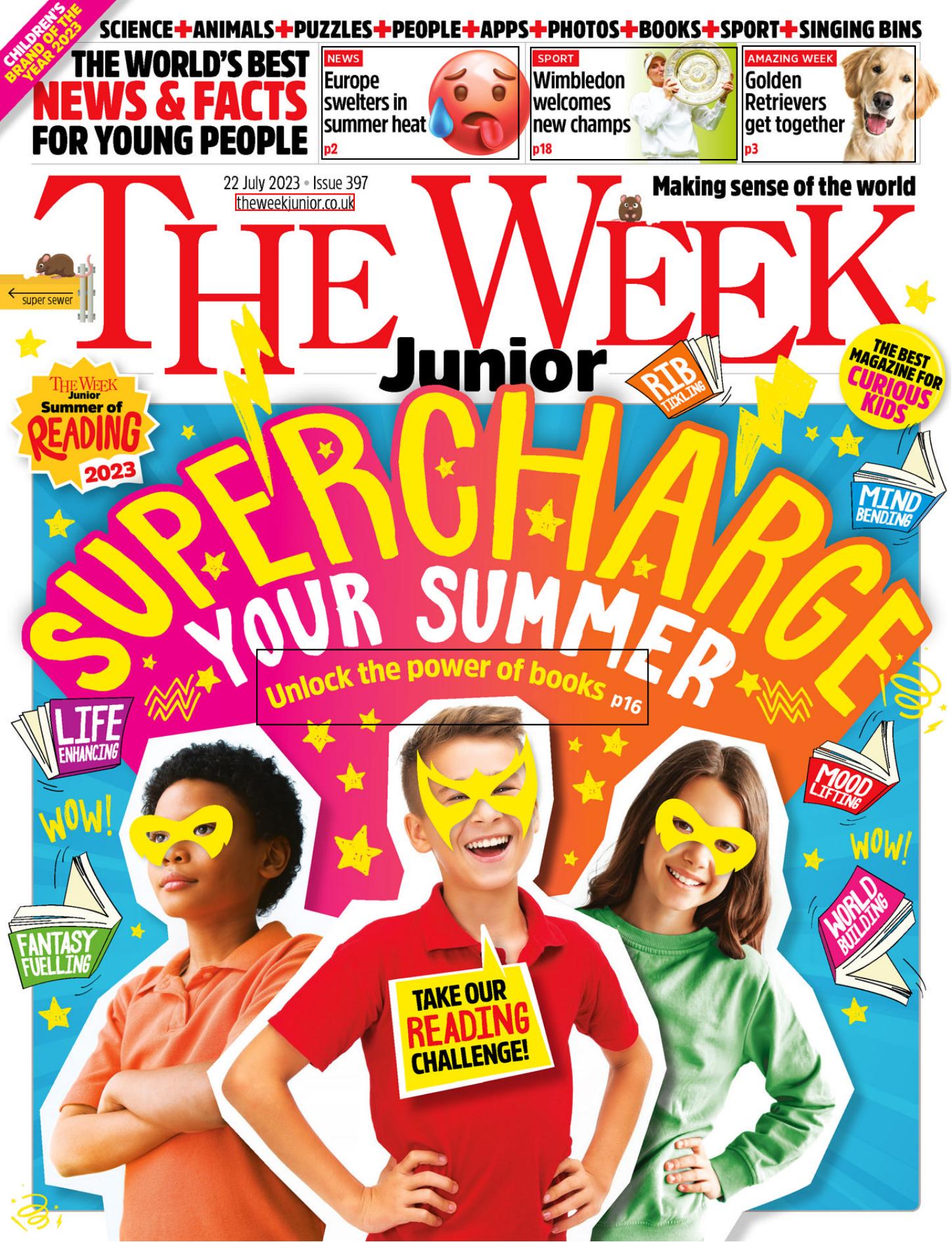 让娃的英语实力突飞猛进The Week Junior 英国青少年周刊报道杂志 含音频mp3 哔哩哔哩