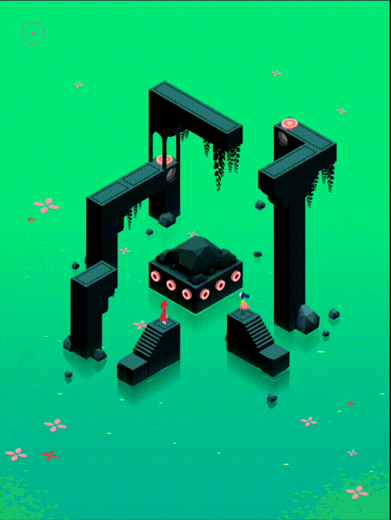 闲某这就是纪念碑谷2的剧透和动图哦