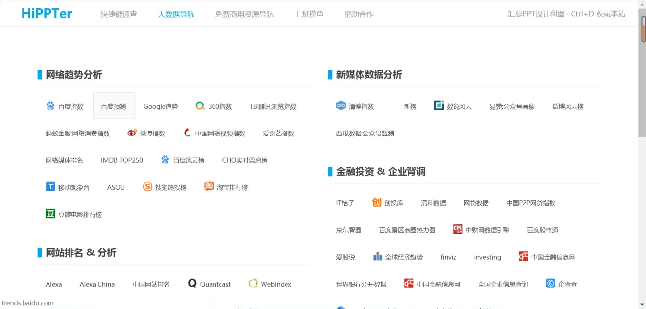 3个值得你收藏的ppt制作类网站