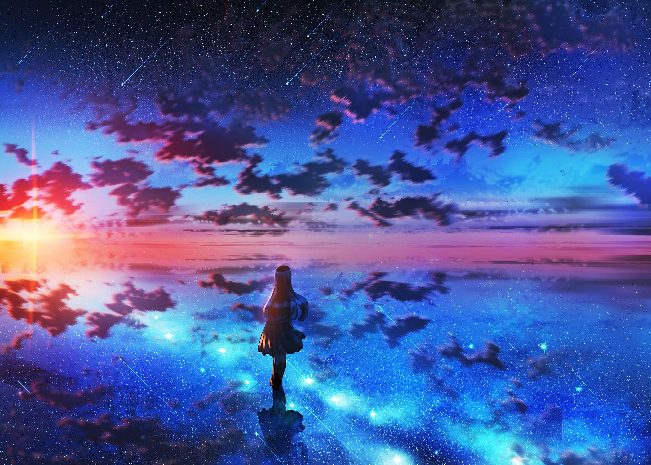 手机壁纸|星空特辑第15期 在星空之下,安逸の生活 by