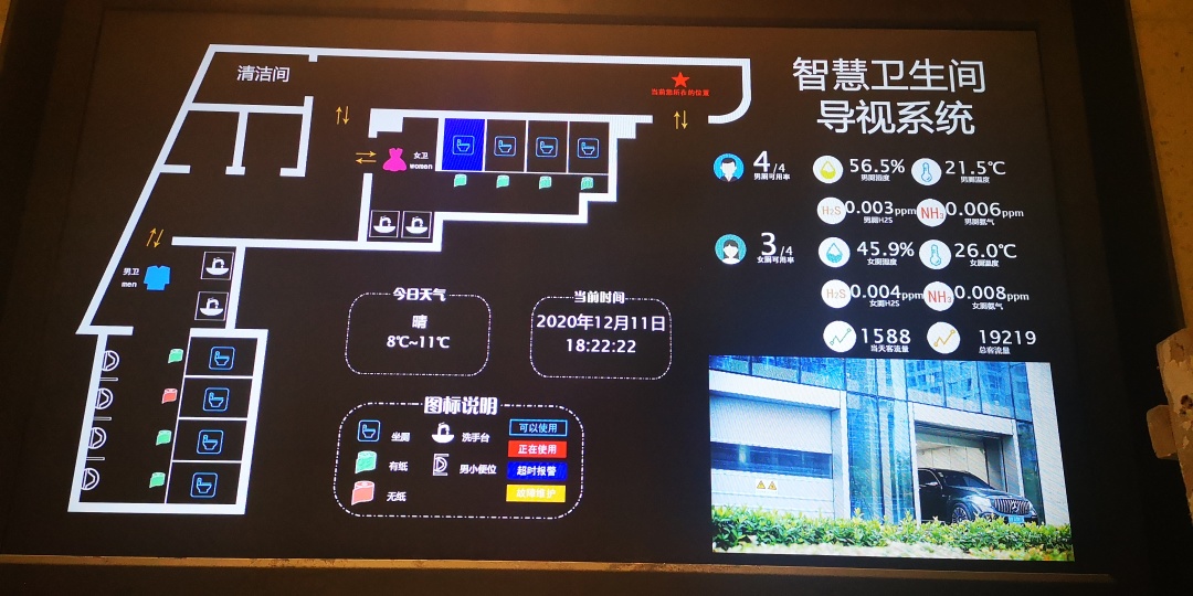 内急不找厕所先看手机,什么是智慧厕所,这就给你场景带入 哔哩哔哩