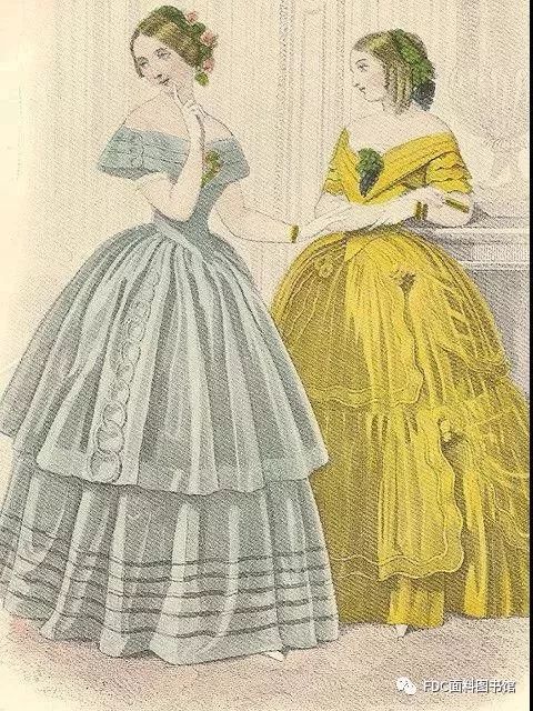 the black skirts,theblacksheep in the 1850s, the domed skirts of the 1840s continued to expand