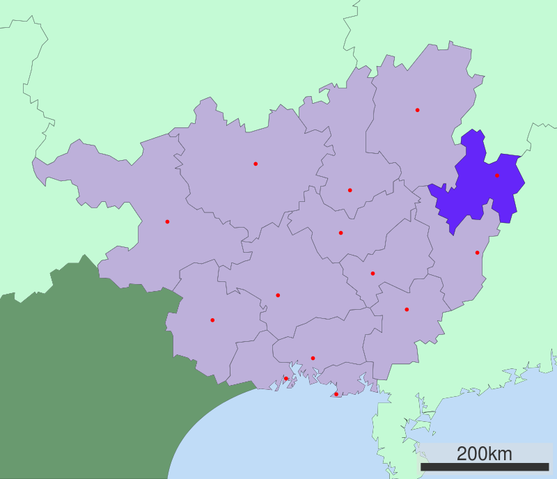 贺州市在广西壮族自治区的位置
