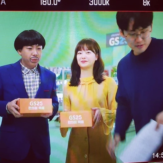 runningman资讯全昭旻梁世灿共同拍摄便利店快递广告宋智孝美妆广告