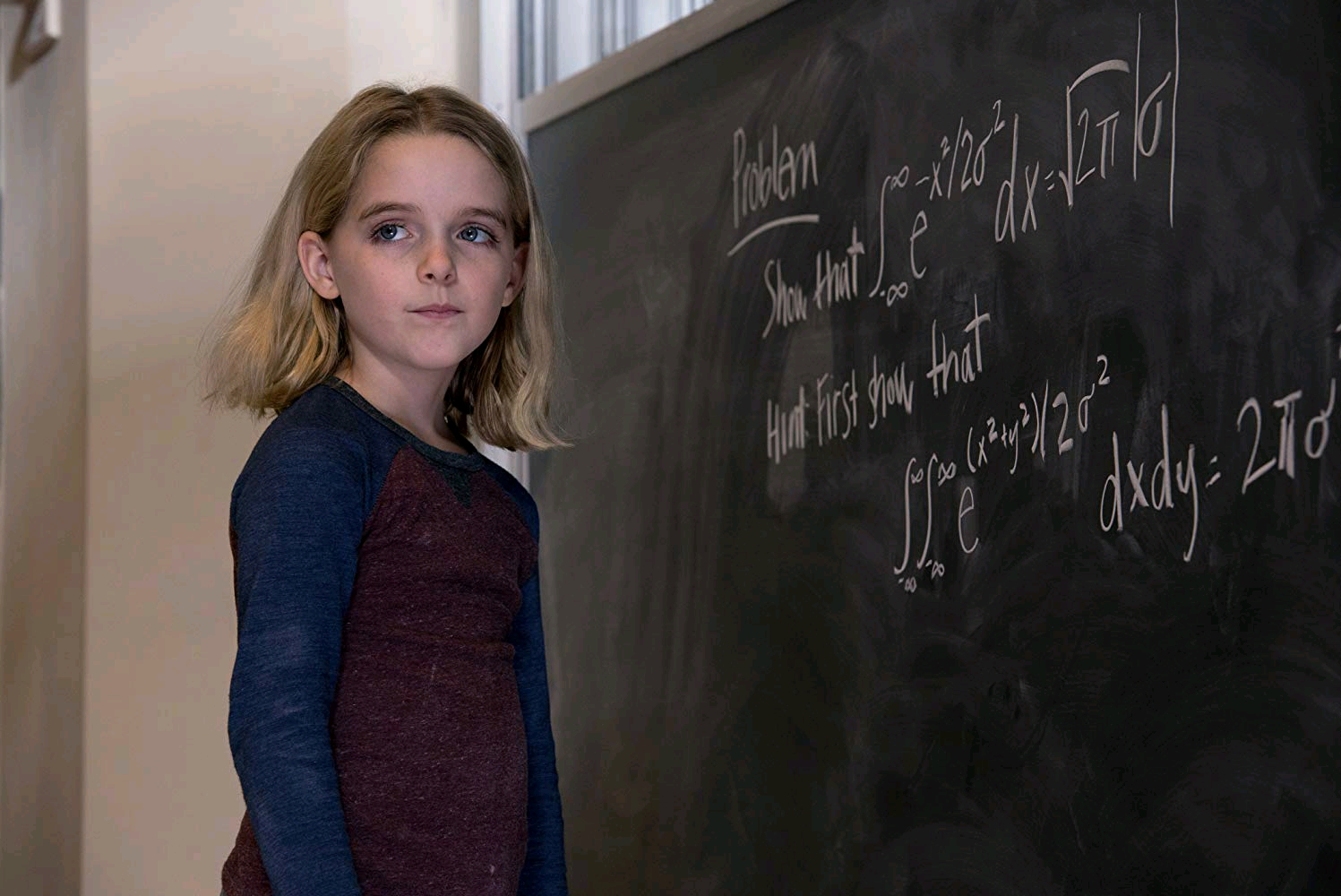 麦肯娜在《天才少女》当中要写超多的数学公式