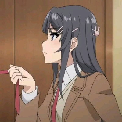 青春猪头少年不会梦到兔女郎学姐情侣头像系列