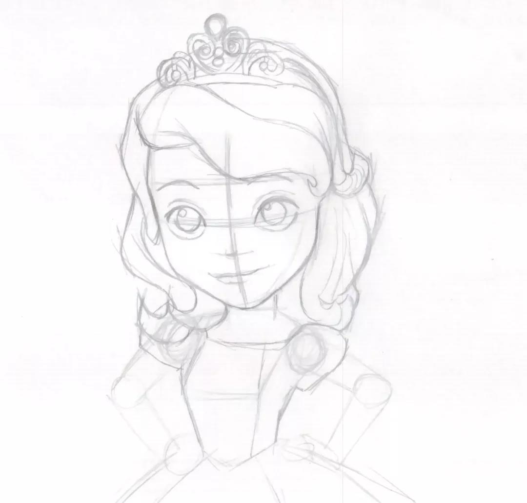 【绘画】如何绘画动画片《小公主苏菲亚》
