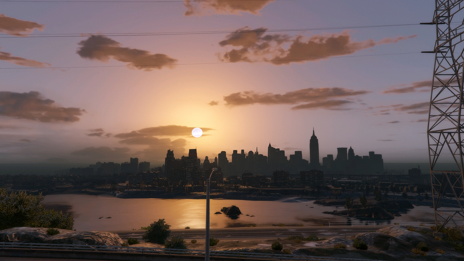 gta5风景晚霞 希望大家支持下