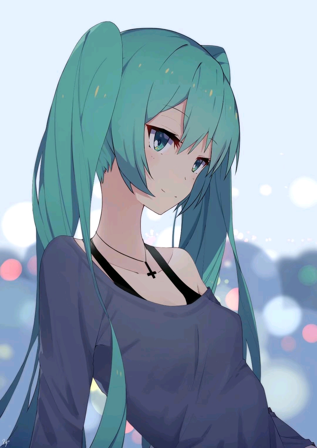 【二次元壁纸】no.1:初音未来竖屏壁纸