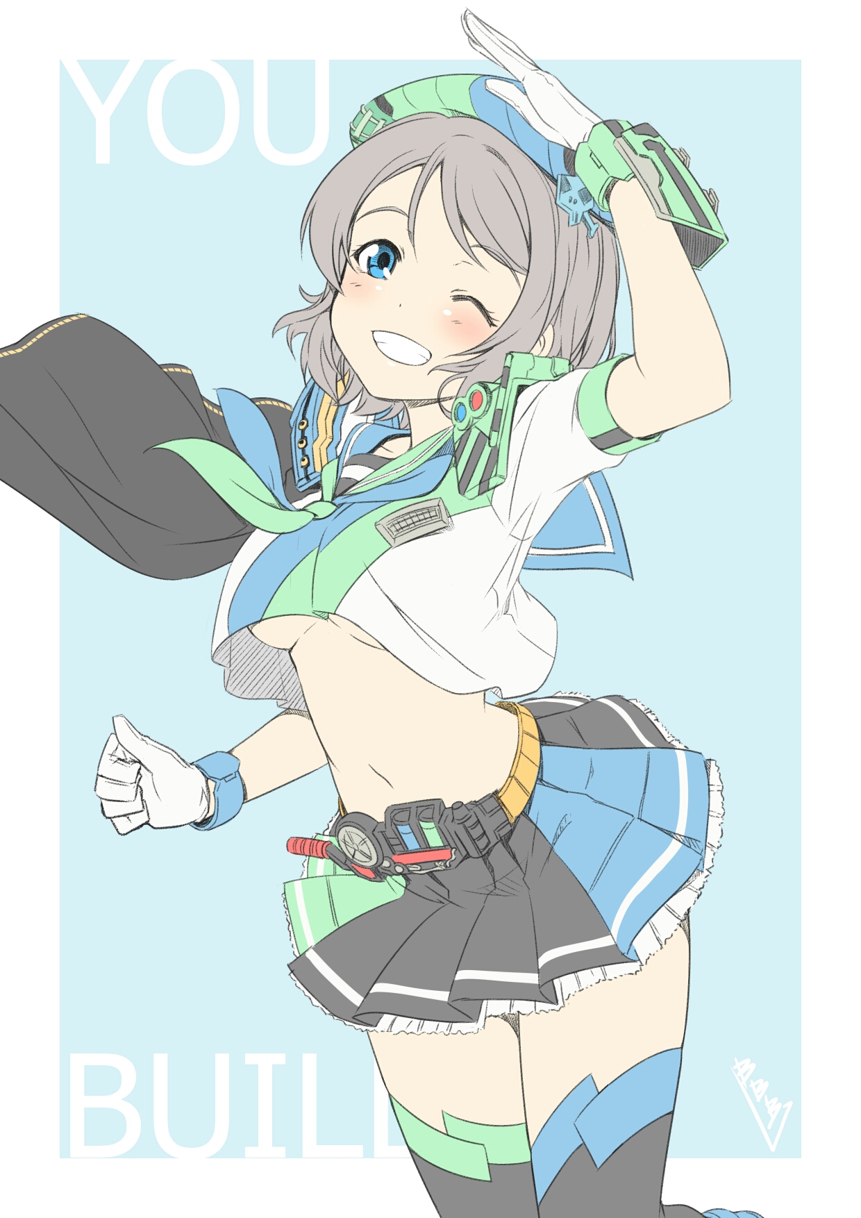 仮面ライダー娘化图集