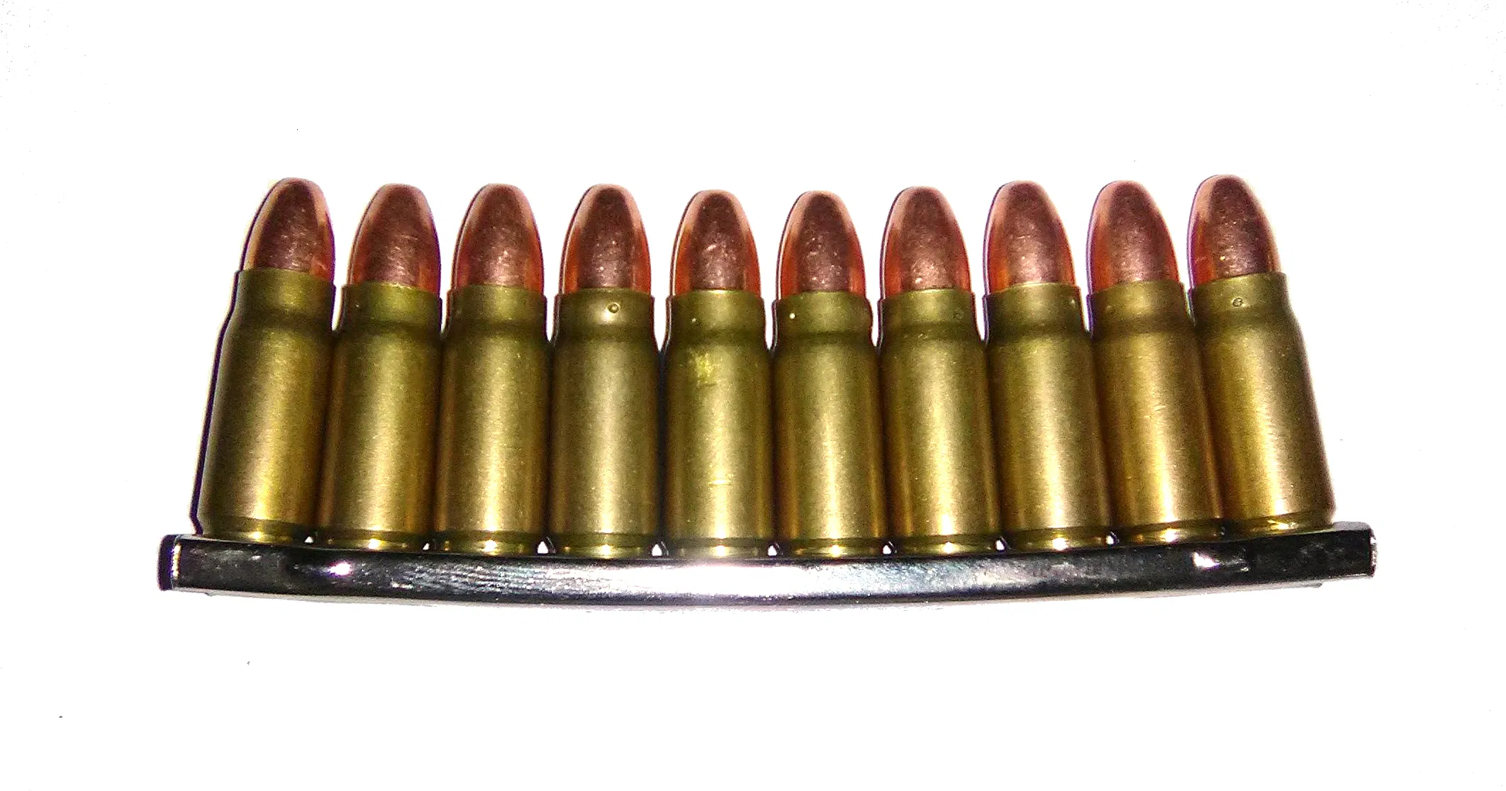 装10发7.63mm毛瑟弹的桥夹
