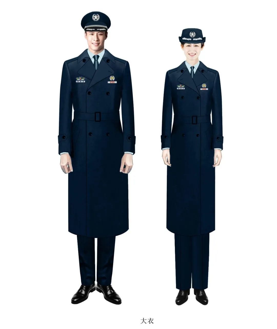 新时代军队文职人员制服和标志最炫孔雀蓝你想拥有吗