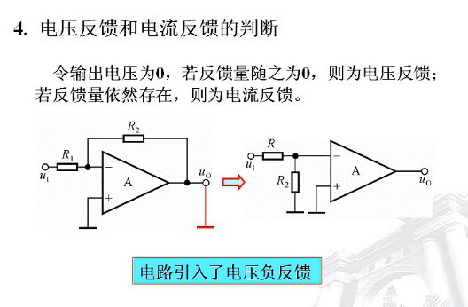 模电学习笔记24反馈的基本概念及判断方法负反馈放大电路的四种基本