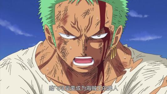 罗罗诺亚索隆(路飞可是要成为海贼王的男人)