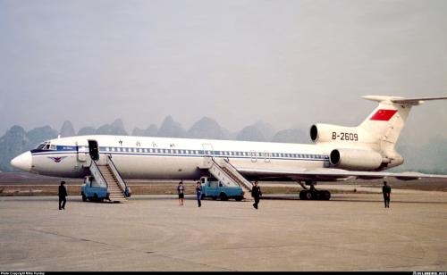 中国民航和中国空军共引进36架图154飞机,中国在2002年因为安全性能