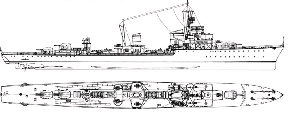 德三海军驱逐舰介绍-1934型,1934a型,1936型,1936a型,1936b型