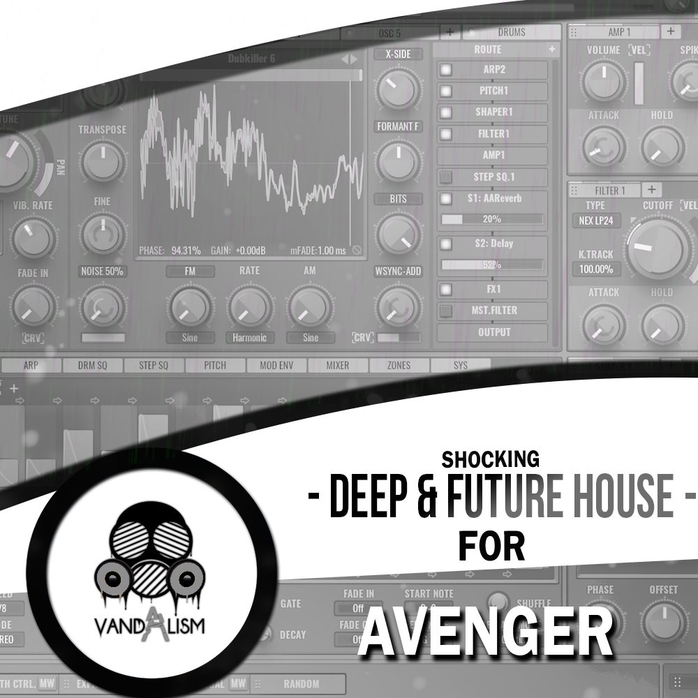 【音色】复仇者合成器future house风格预制音色,未来