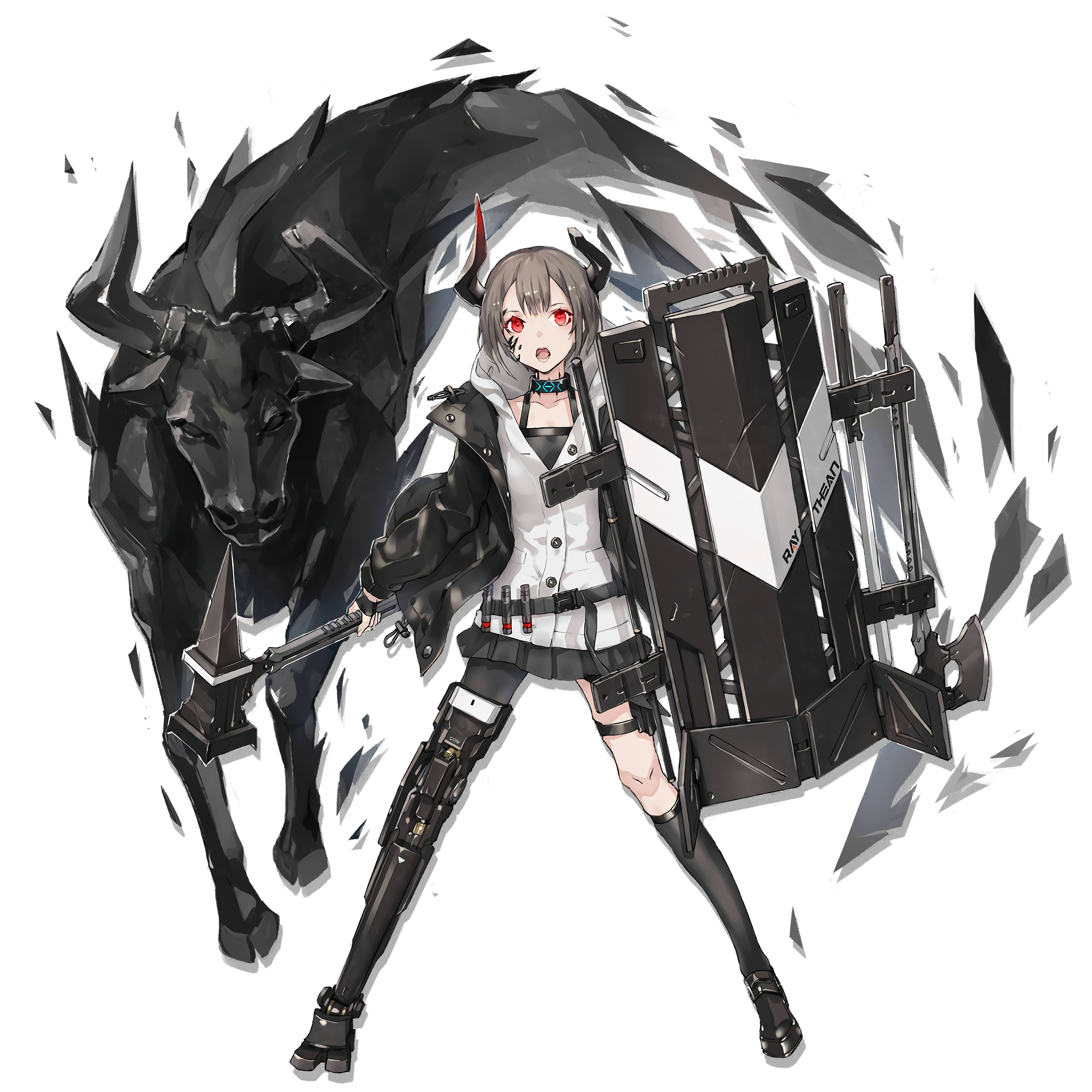 【画质提升 二十三期】 明日方舟 刻俄柏/火神 立绘