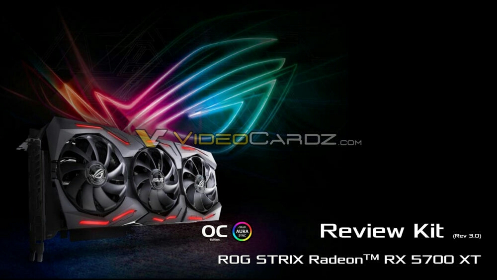 温度,噪音大降,华硕rog strix rx 5700 xt猛禽细节曝光,频率破2ghz