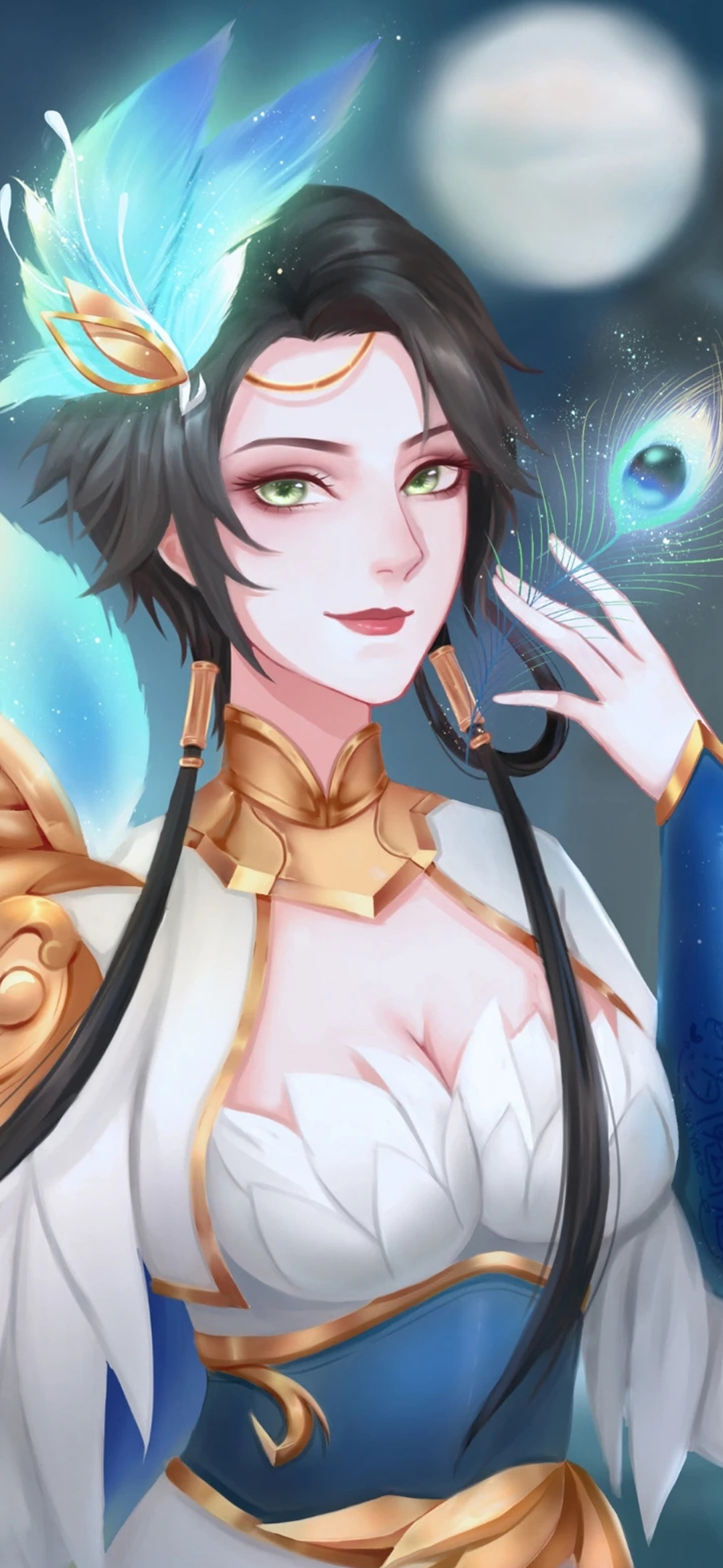 王者荣耀手机游戏美女图片高清壁纸虞姬2340x1080