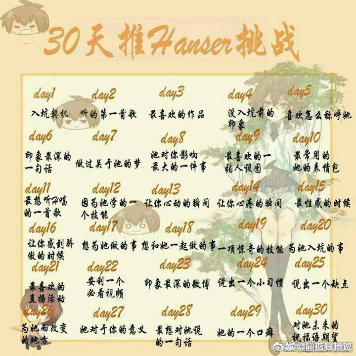 30天推hanser挑战又名舔狗日记233