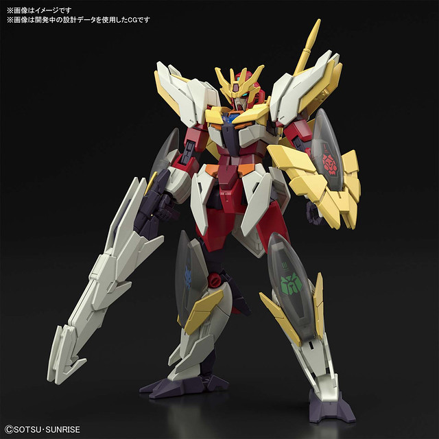 模玩前线真红格斗兽王hg高达animarize