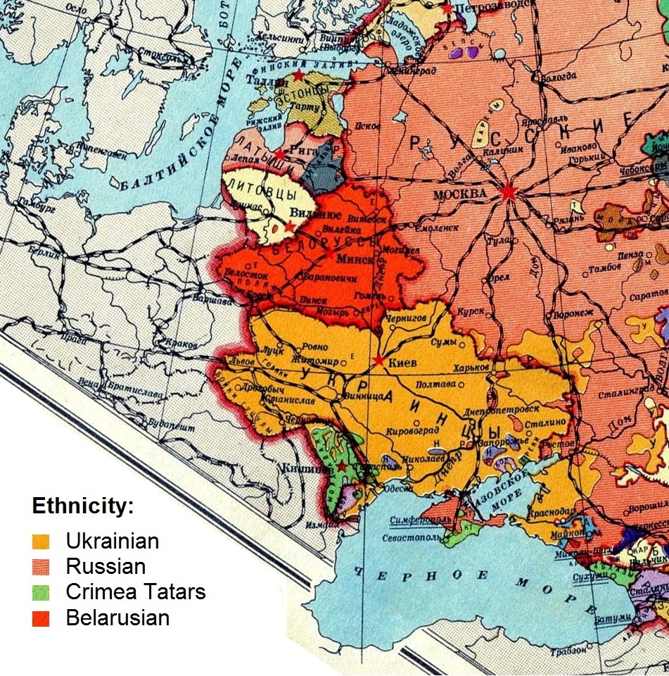 1940年苏联绘地图