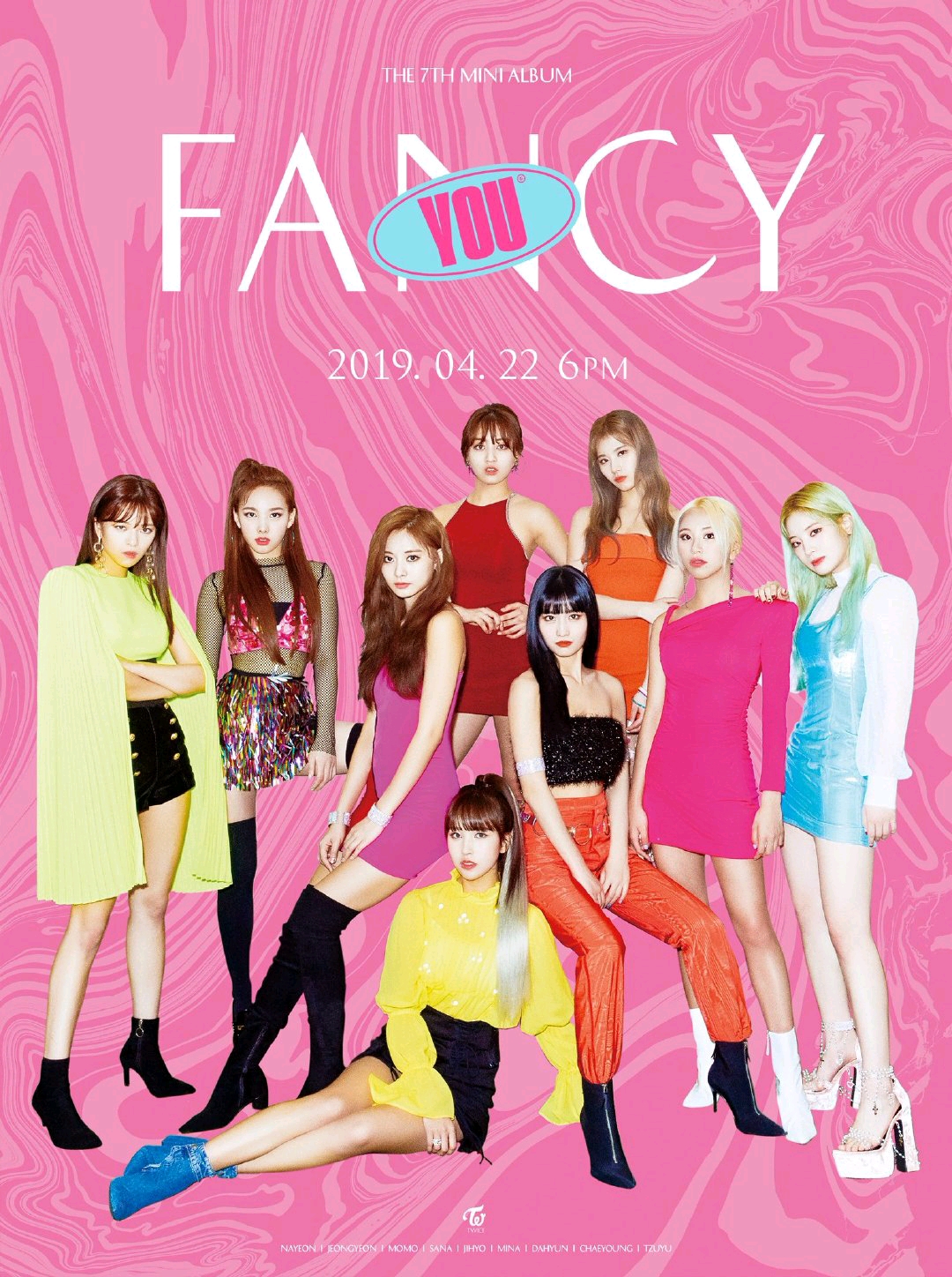 twice《fancy you》第二版预告图,真的美哭了 预告照合集