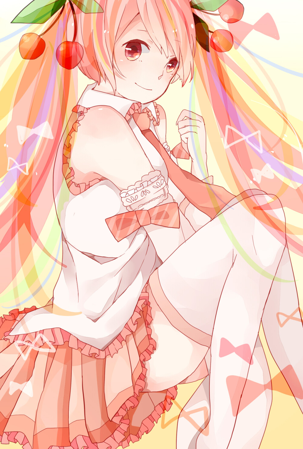 手机壁纸二次元初音未来系列樱初音byb站盐泽2020年4月6日