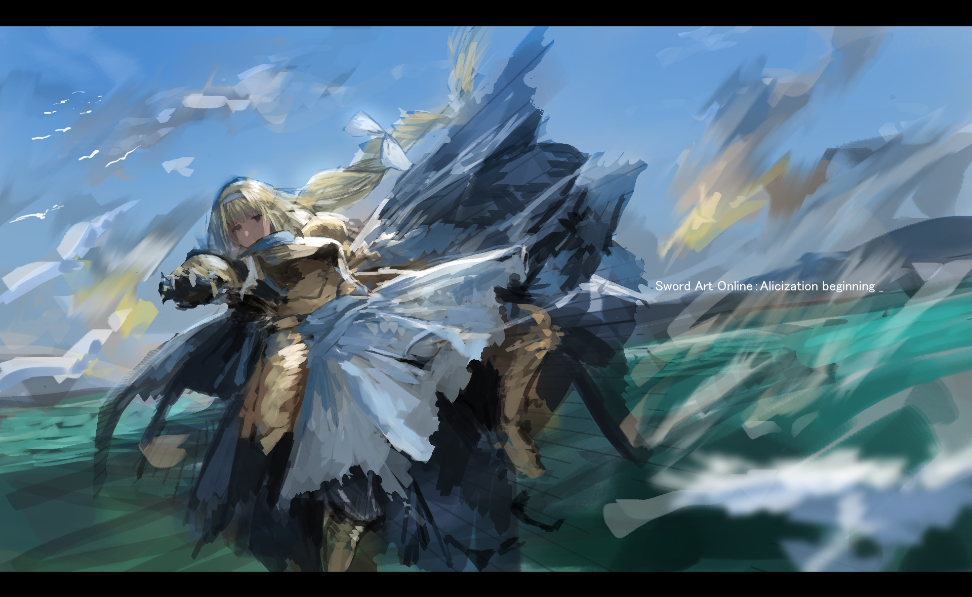 【嘿嘿嘿】刀剑神域 Alicization 爱丽丝·滋贝鲁库 精选壁纸插画美图\/角色介绍系列