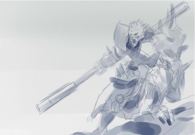 【SAI教程·厚涂】绘画过程之悟空传齐天大圣,临摹齐天大圣