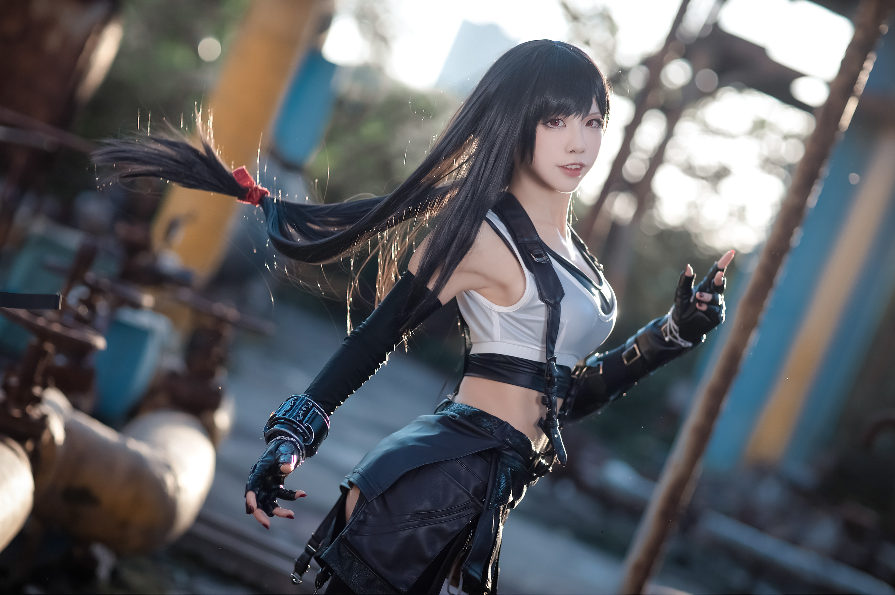 【cos】水淼 蒂法 原皮