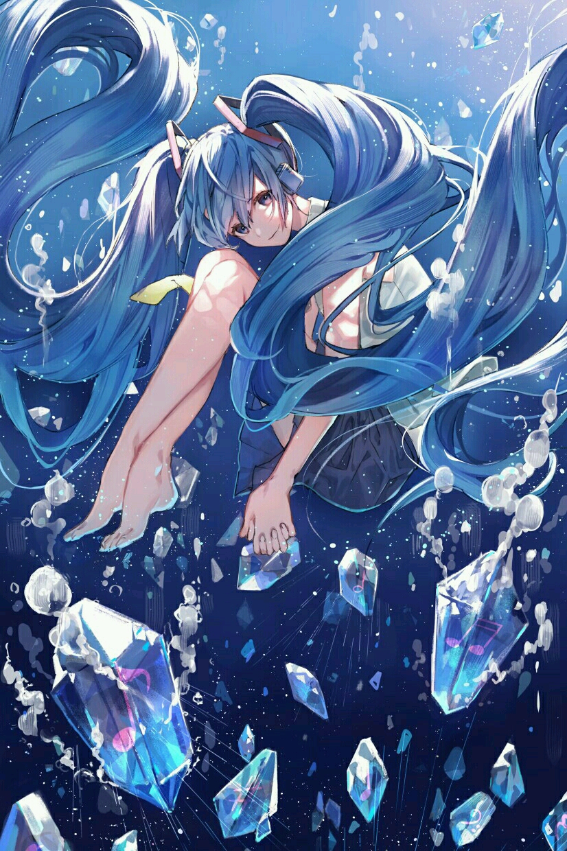 初音未来高清壁纸深海少女