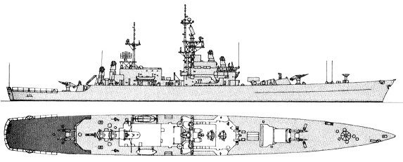 从dlg升级到cg的全球第三艘核动力战舰,"班布里奇号"巡洋舰!