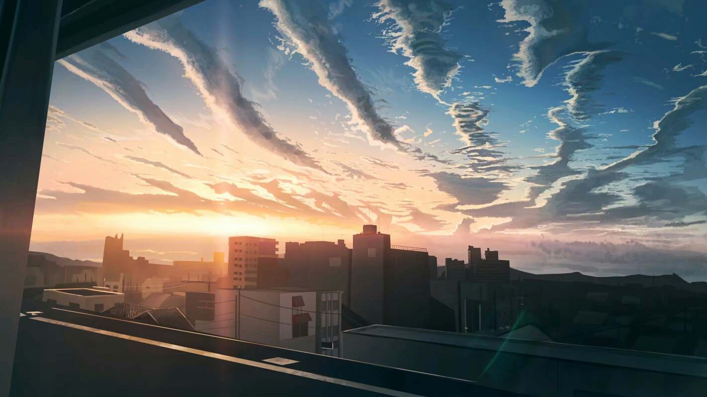 超美的二次元景色图(壁纸喔)