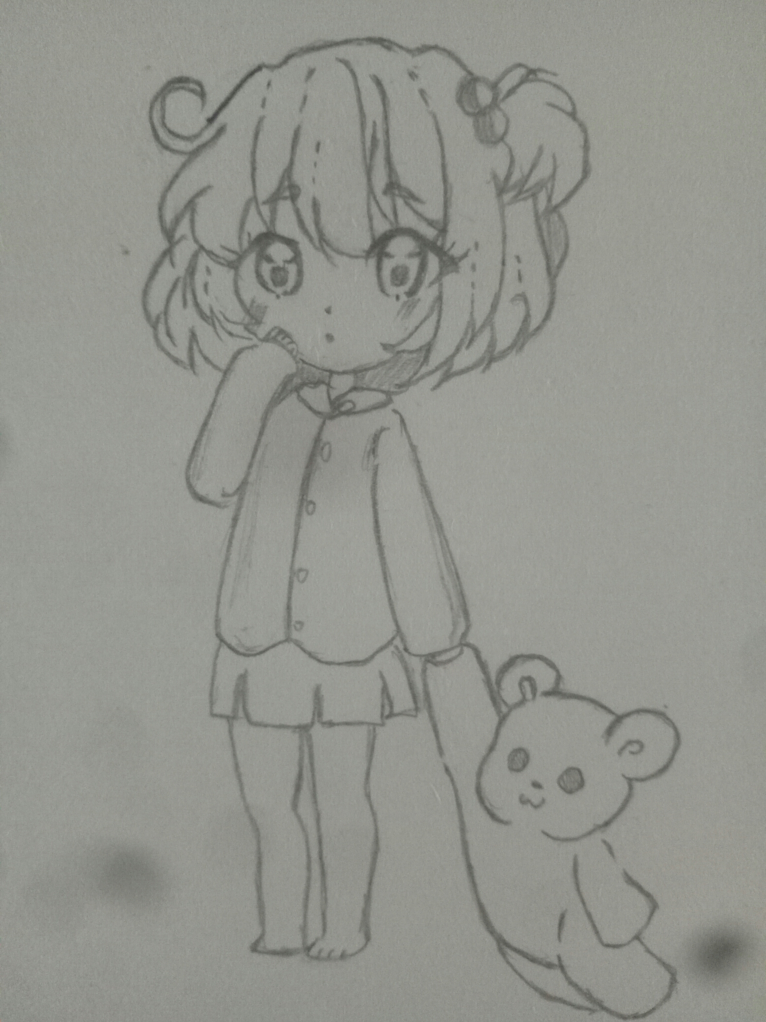呆萌女孩