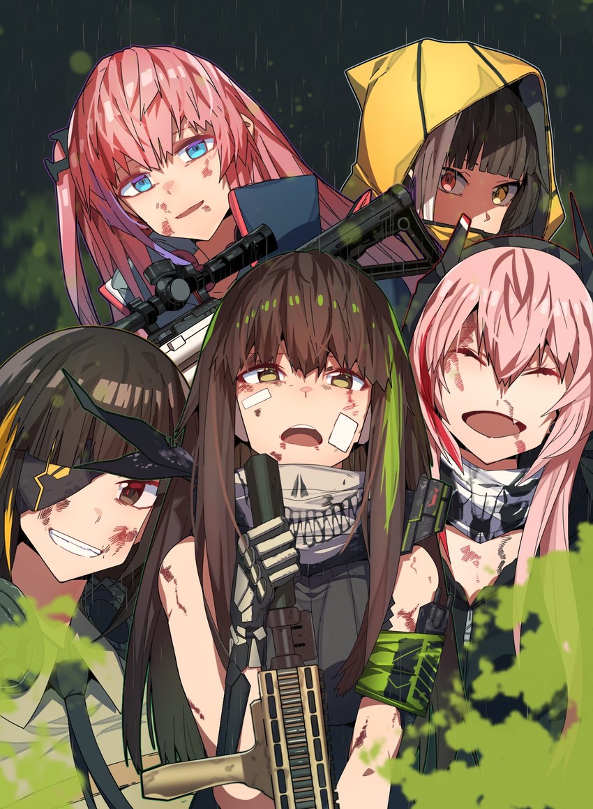 少女前线图片系列:m4 sopmod ii专场