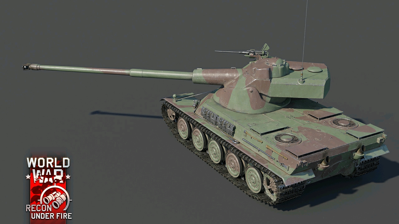 战争雷霆世界大战模式奖励载具:amx-50 surblindé: french power