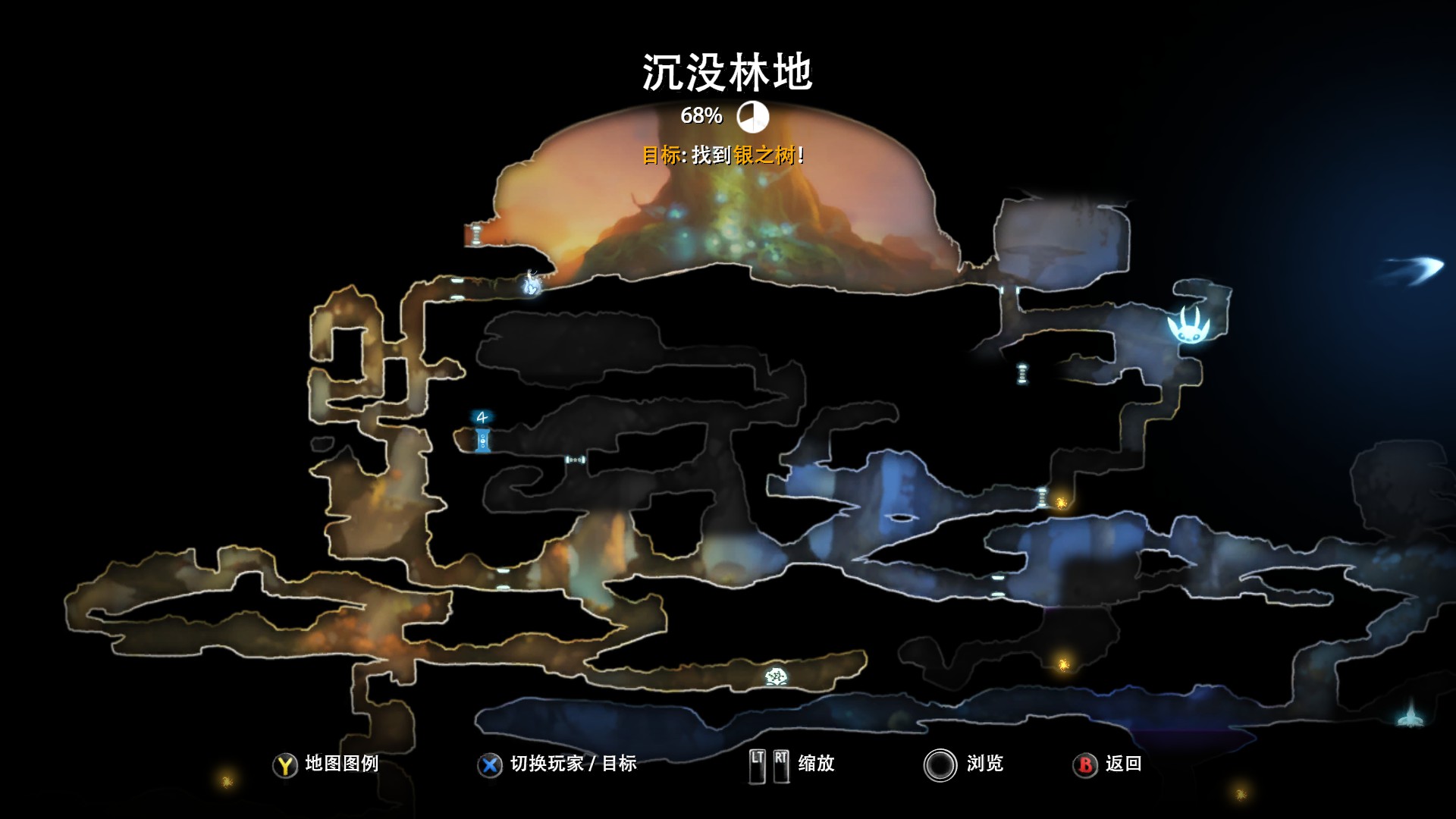 游戏 单机游戏 尼博尔山中,森林一日游--《奥日与黑暗森林》地图设计