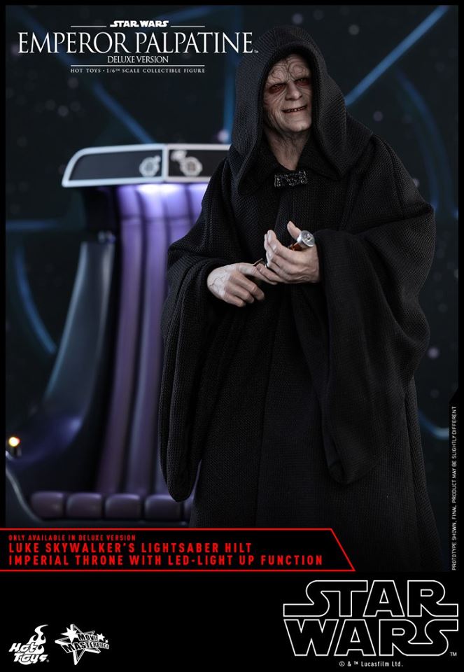 hot toys《星球大战6:绝地归来》1/6 银河帝国皇帝