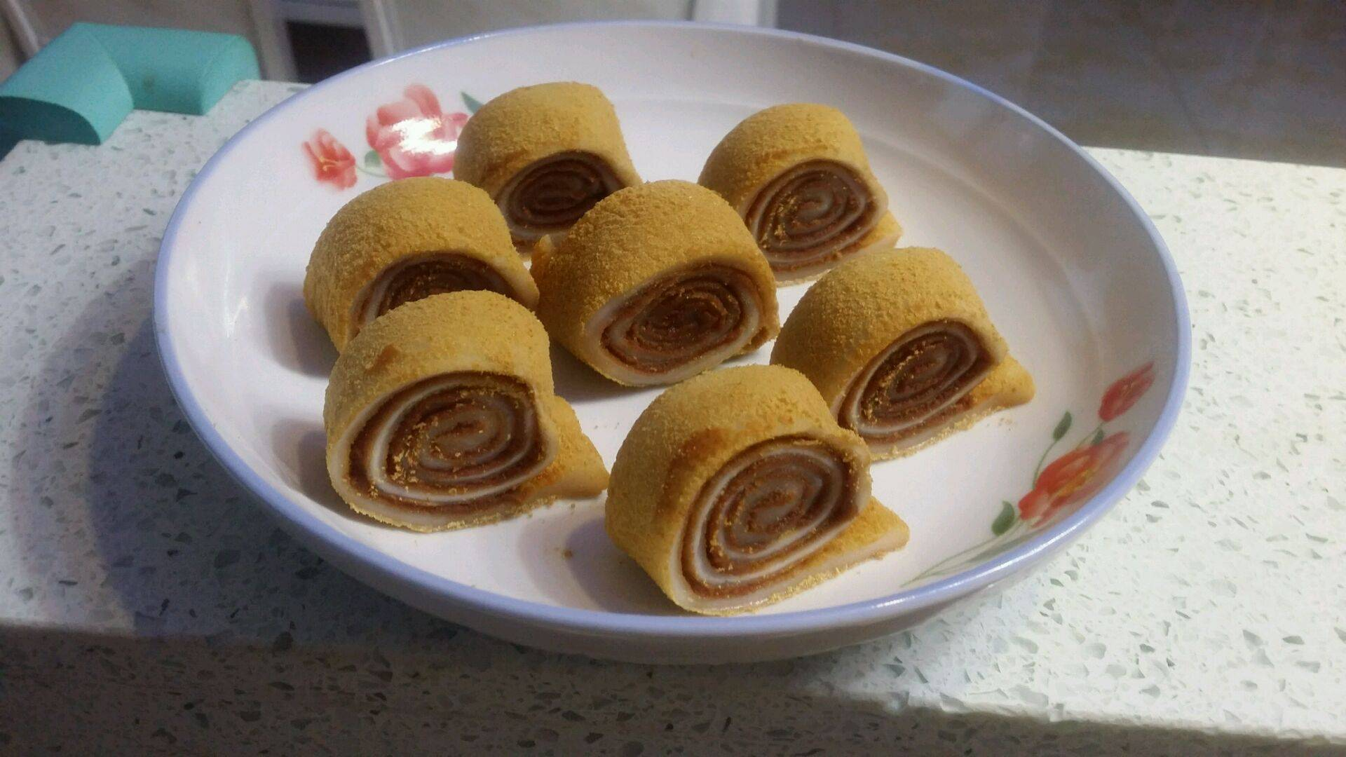 满族美食 驴打滚