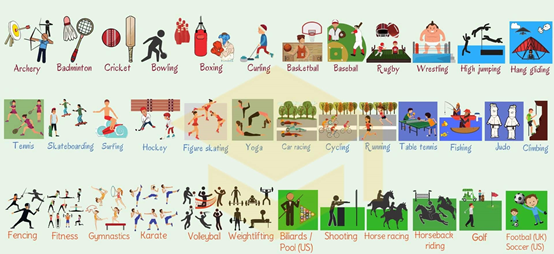 少文英语-词汇篇-运动项目词汇-sports vocabulary
