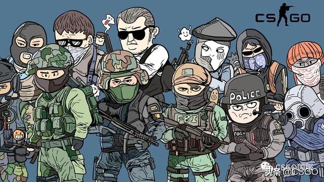 简介:采用了卡通的表现手法绘制了csgo游戏里面的ct阵营和t阵营的人物