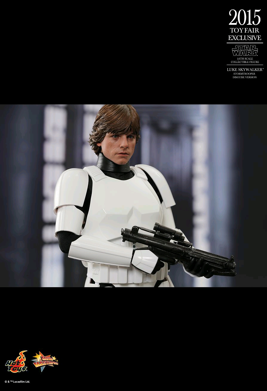 (官图欣赏)hottoys 星球大战1/6卢克·天行者(暴风兵版)