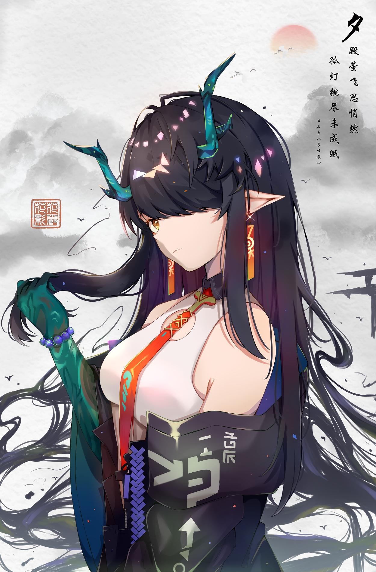 【精】美图壁纸专选9——明日方舟·夕(附p站画师id)